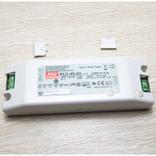 Original MEANWELL 30 W para 100 W fonte de alimentação PLC série 45 W 24 VDC led driver caso de plástico com terminal parafuso PLC-45-24